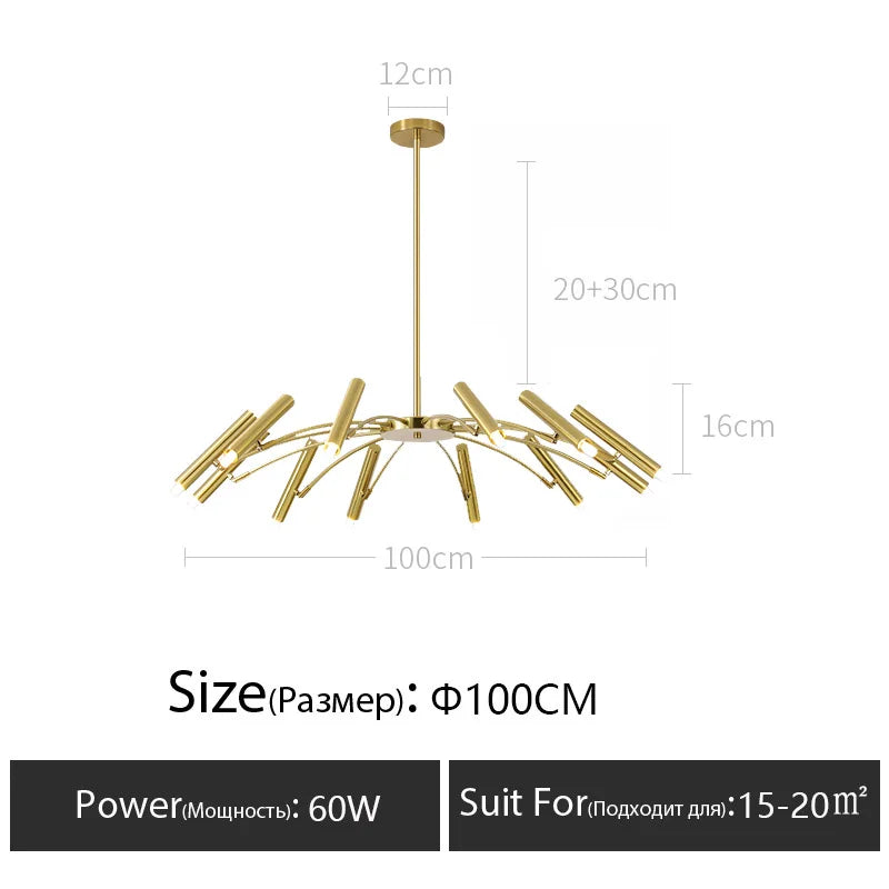 Modern G9 LED Nordic Chandelier 110V/220V