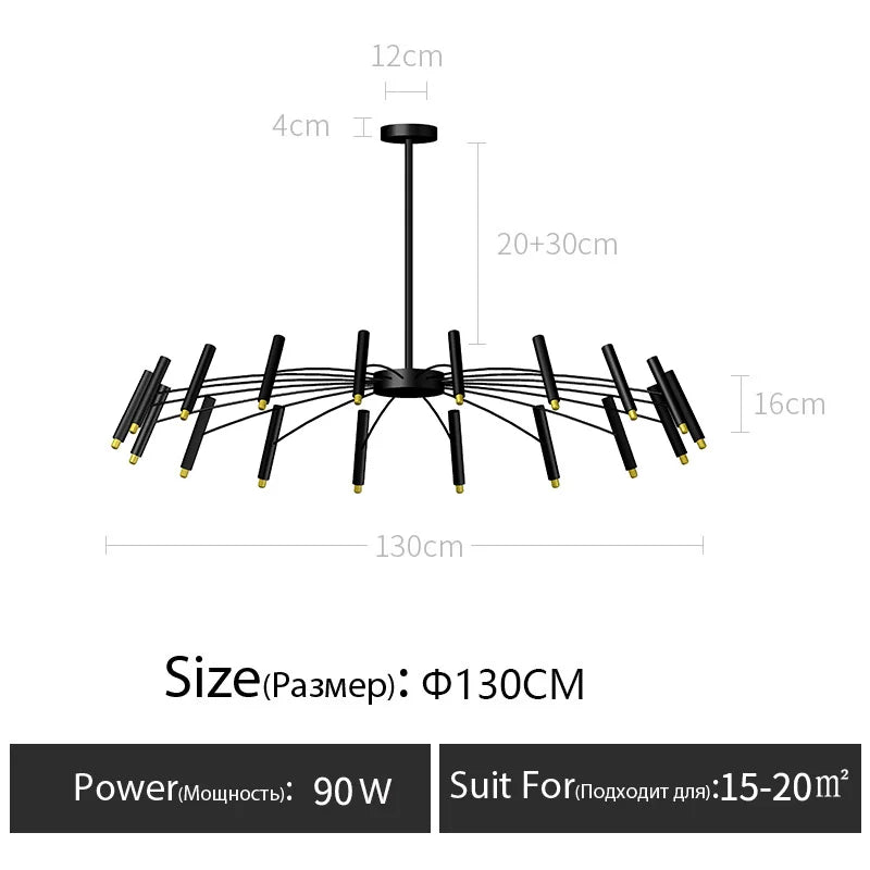 Modern G9 LED Nordic Chandelier 110V/220V