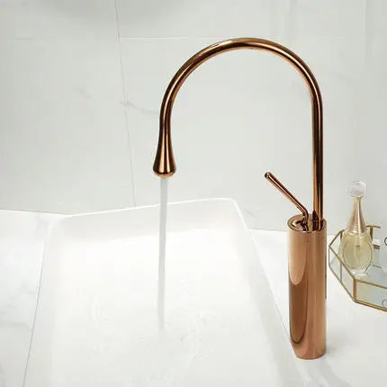 Tuqiu Bathroom Faucet Gold Marble Basin Faucet  Hot and Cold Sink Faucet Brass Faucet  Kitchen Faucet Swivel Sink Water Crane