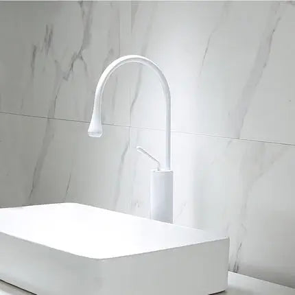 Tuqiu Bathroom Faucet Gold Marble Basin Faucet  Hot and Cold Sink Faucet Brass Faucet  Kitchen Faucet Swivel Sink Water Crane