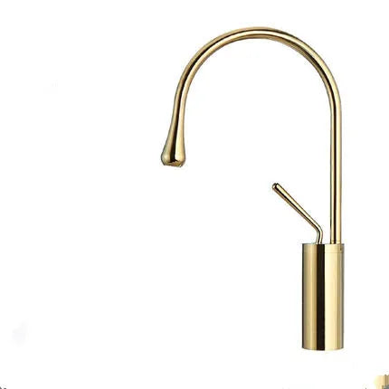 Tuqiu Bathroom Faucet Gold Marble Basin Faucet  Hot and Cold Sink Faucet Brass Faucet  Kitchen Faucet Swivel Sink Water Crane
