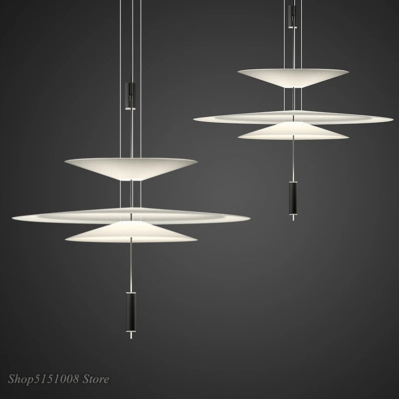 Modern Minimalist Led Pendant Lights for Living Dining Room Kitchen Fixture Chandelier Scandinavian Decor White Lighting Home