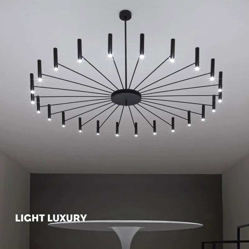 Nordic Chandelier Modern LED 12/24 Adjustable Lights