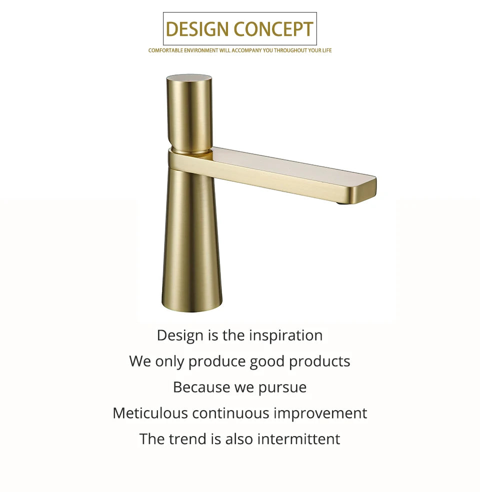 Brass Basin Bathroom Sink Faucet Single Hole Single Handle Hot And Cold Water Deck Mounted Mixer Tap Smesiteli