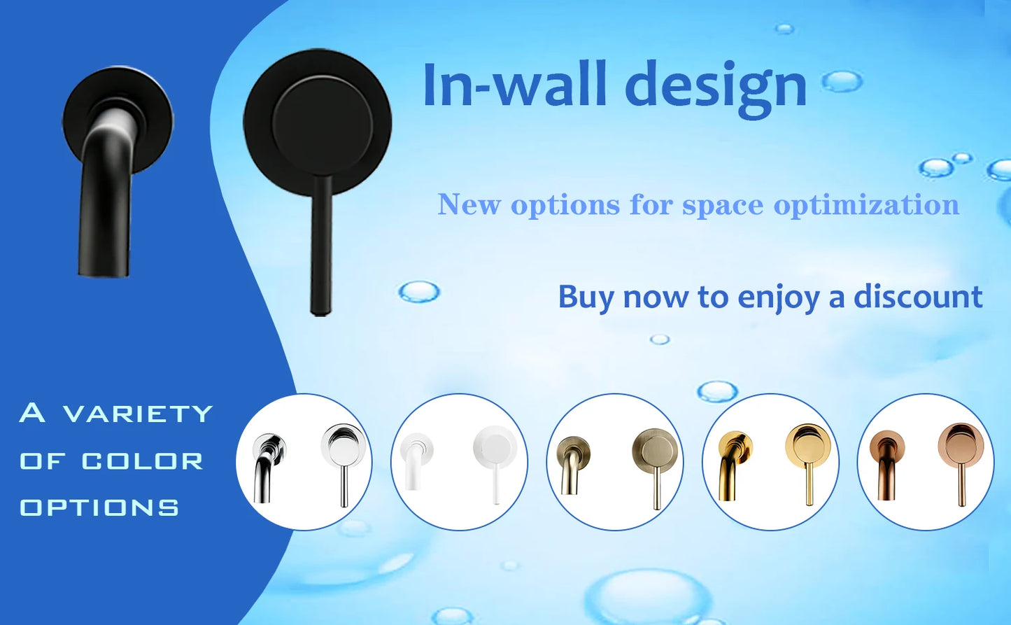 Bagnolux Brass Drawing Concealed Wall Hanging Top Head And Hand Shower Curtain Set Two Functions Hot Cold Mixing Bathroom Faucet