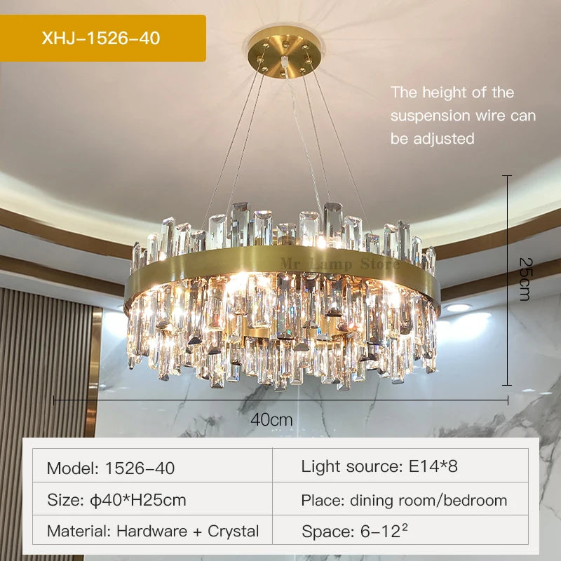 Modern Luxury Crystal Chandelier