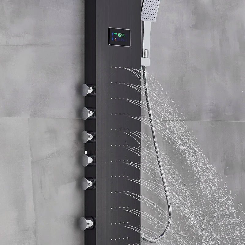 LED Shower Panel 5 Function Bathroom Shower Faucet