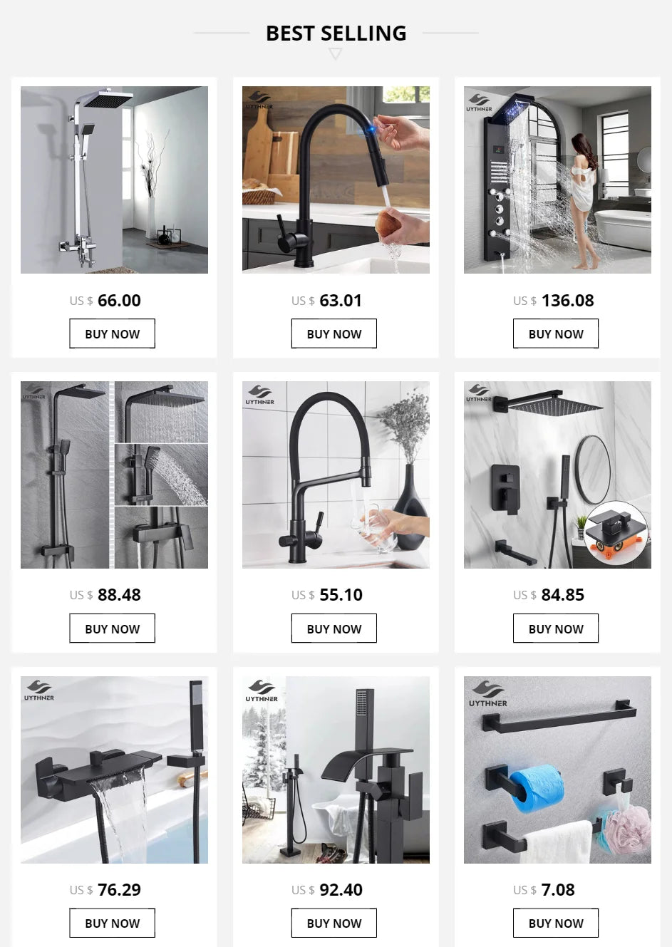 Kitchen Water Filter Faucet Dual Spout Pure Drinking Water Mixer Tap Rotation Water Purification Feature Taps Kitchen Crane