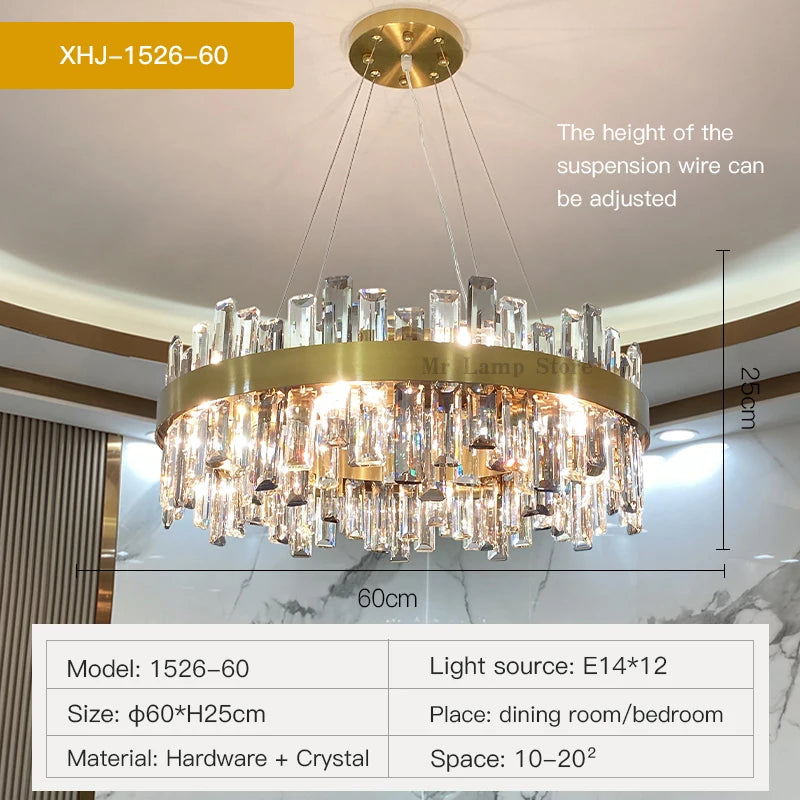 Modern Luxury Crystal Chandelier