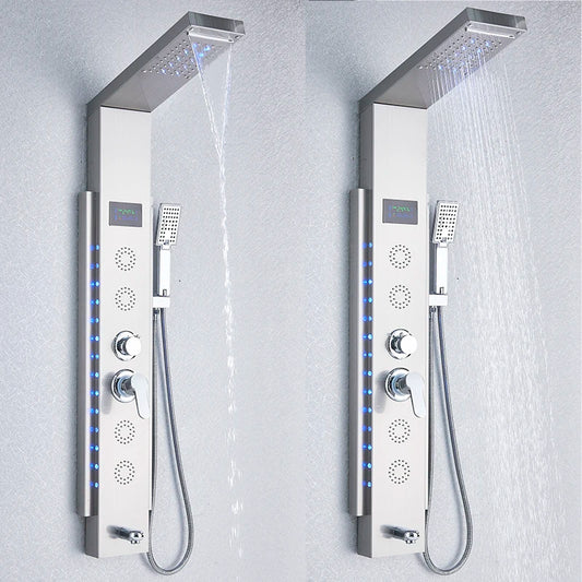 LED Shower Panel 5 Function Bathroom Shower Faucet