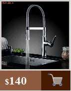 BAKALA Kitchen Faucet Silver Single Handle Pull Out Kitchen Faucet Mixer Single Handle 360 Rotation Black Sink Mixer Tap BR-8820