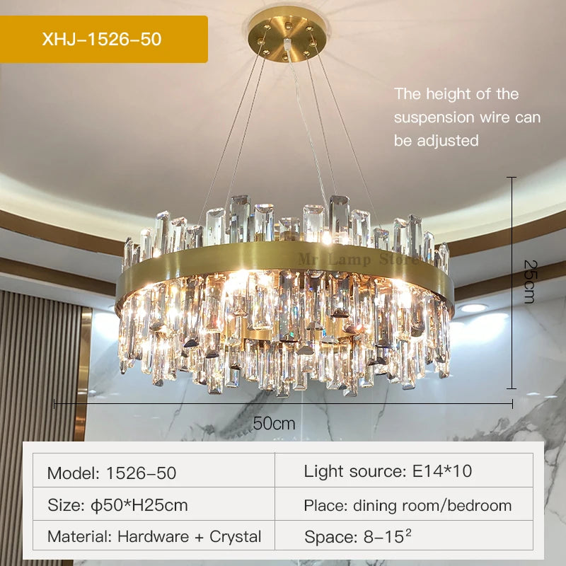 Modern Luxury Crystal Chandelier