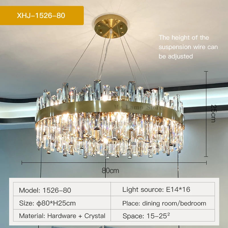 Modern Luxury Crystal Chandelier