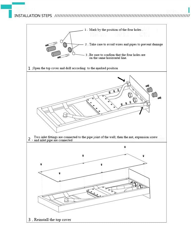 Luxury Waterfall Rainfall Shower Faucet Thermostat Valve Mixers Wall Mounted Thermostatic Shower Set With Handshower