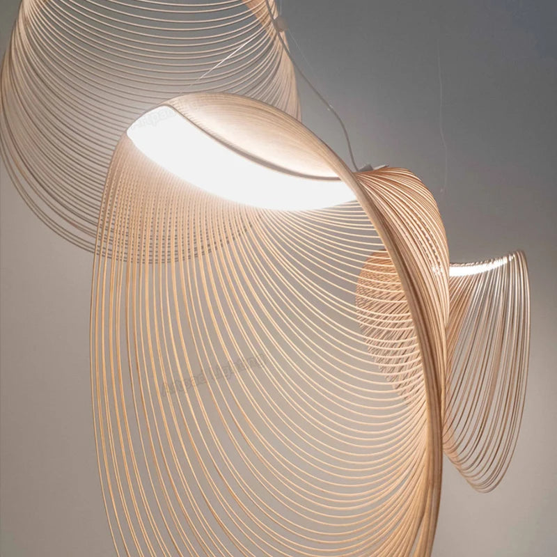 Wicker Lamp Shades LED Lights