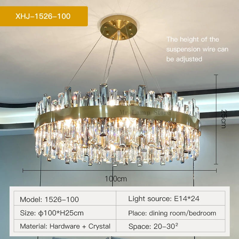 Modern Luxury Crystal Chandelier