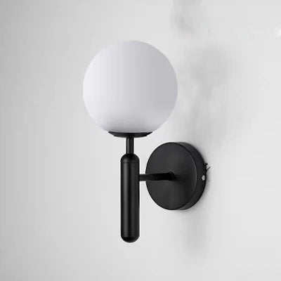 Nordic Modern Wall Lamp Beside Bedroom Glass Ball LED Wall Lights Fixtures Bathroom Mirror Light Stair Light