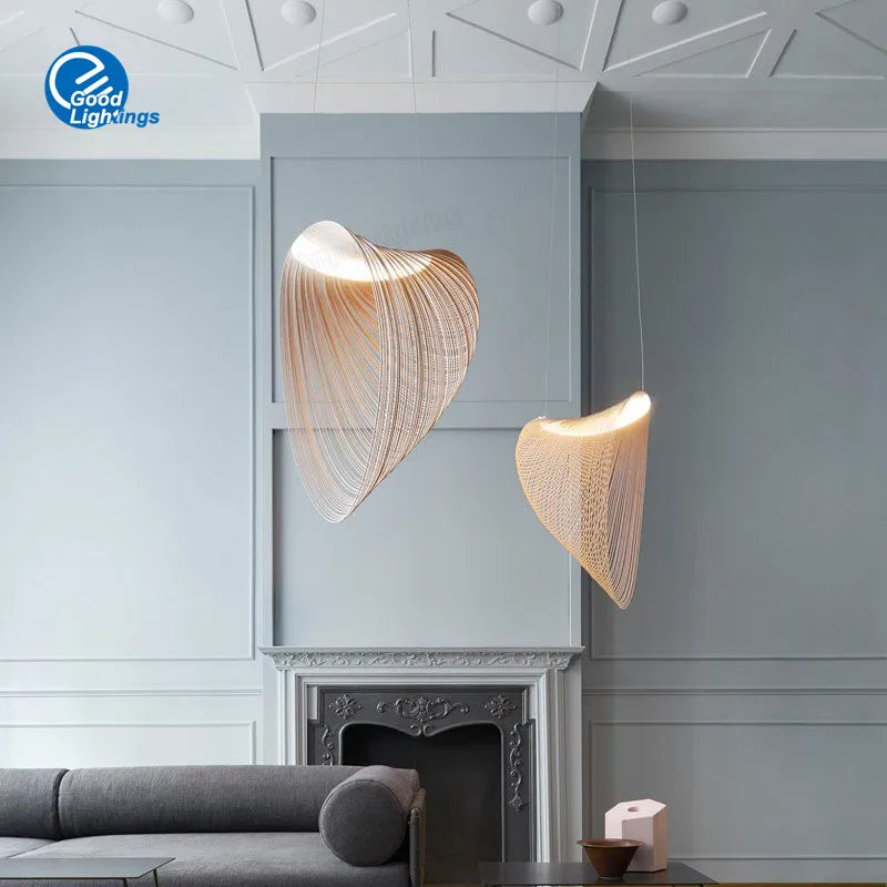 Wicker Lamp Shades LED Lights