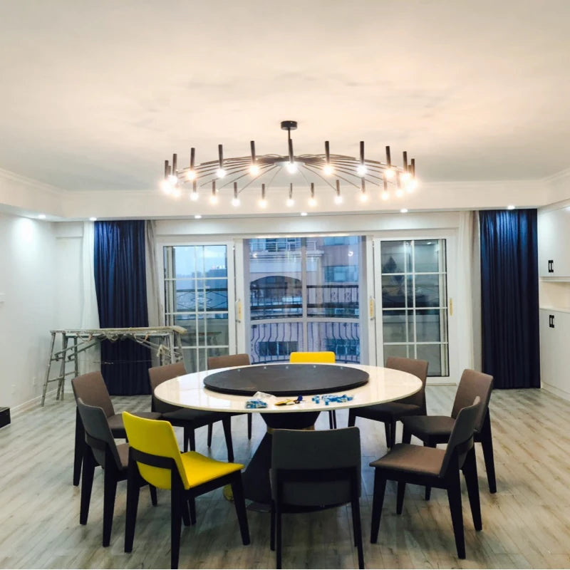 Nordic Chandelier Modern LED 12/24 Adjustable Lights