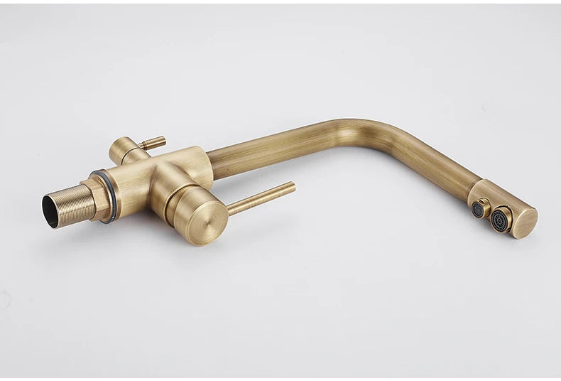 Antique Bronze Kitchen faucets 360 Rotate Swivel Faucet Hot Cold Water Tap Mixer Kitchen Sink Faucet ELK331