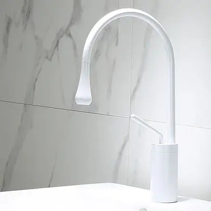 Tuqiu Bathroom Faucet Gold Marble Basin Faucet  Hot and Cold Sink Faucet Brass Faucet  Kitchen Faucet Swivel Sink Water Crane