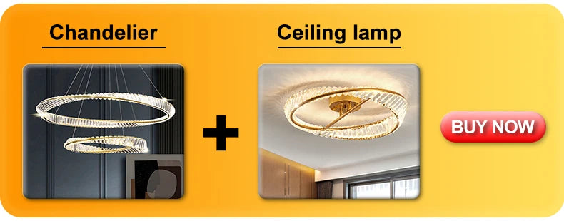 Modern Gold Ring Remote Dimmable Luxury Pendant Light