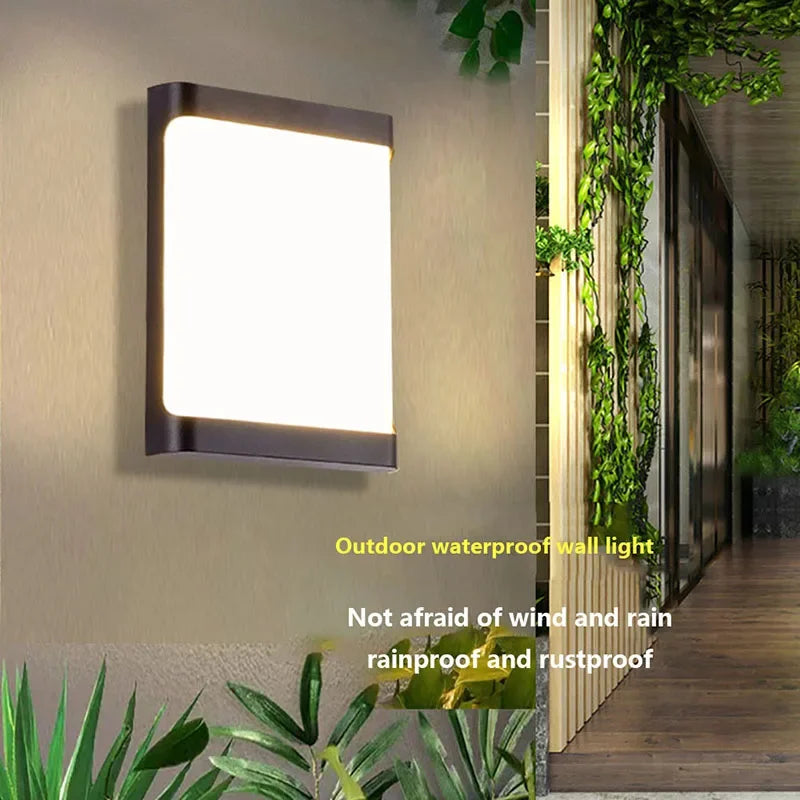 Modern LED Wall Lamp Outdoor Waterproof Wall Sconce