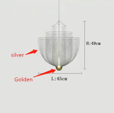 Meshmatics Chandelier LED Birdcage Light
