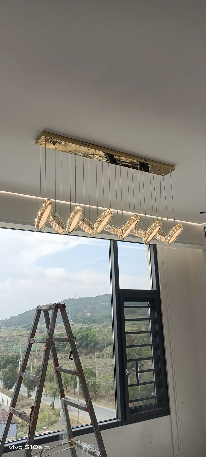 home decorationPendant lights, luxury crystal living room chandelier, dining room Pendant lamp, ceiling light, indoor lighting
