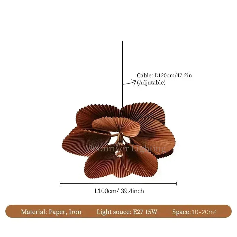 Wabi-Sabi Paper LED Ceiling Lamp