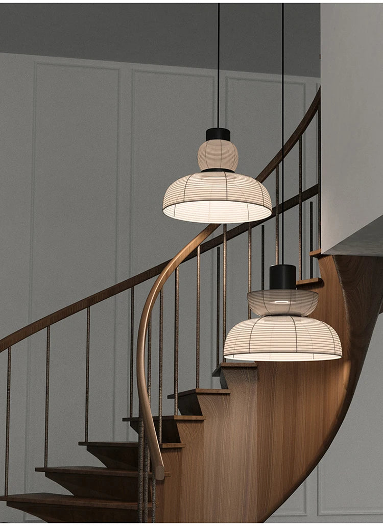 Wabi-Sabi Japanese Style Homestay Ceiling Lamp