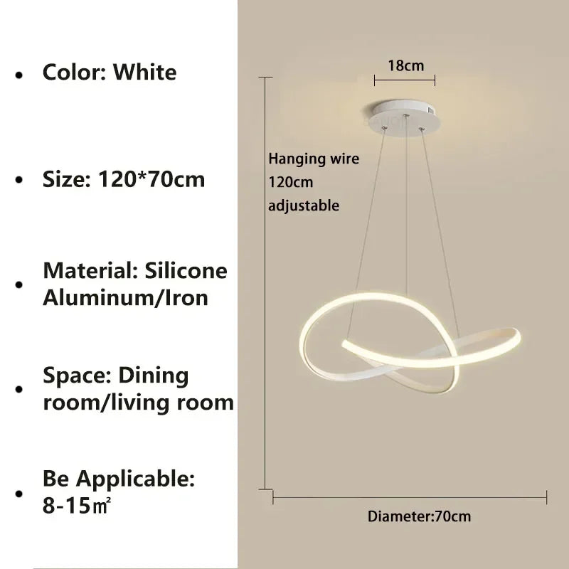 Modern Infinity LED Pendant Light