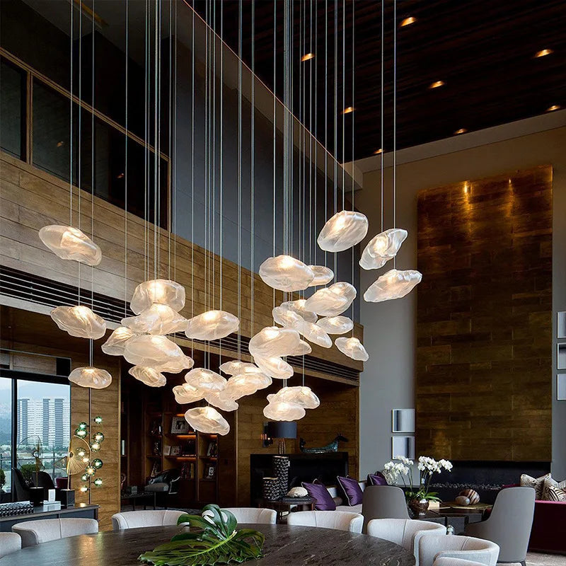 Modern Design Cloud Glass Pendant