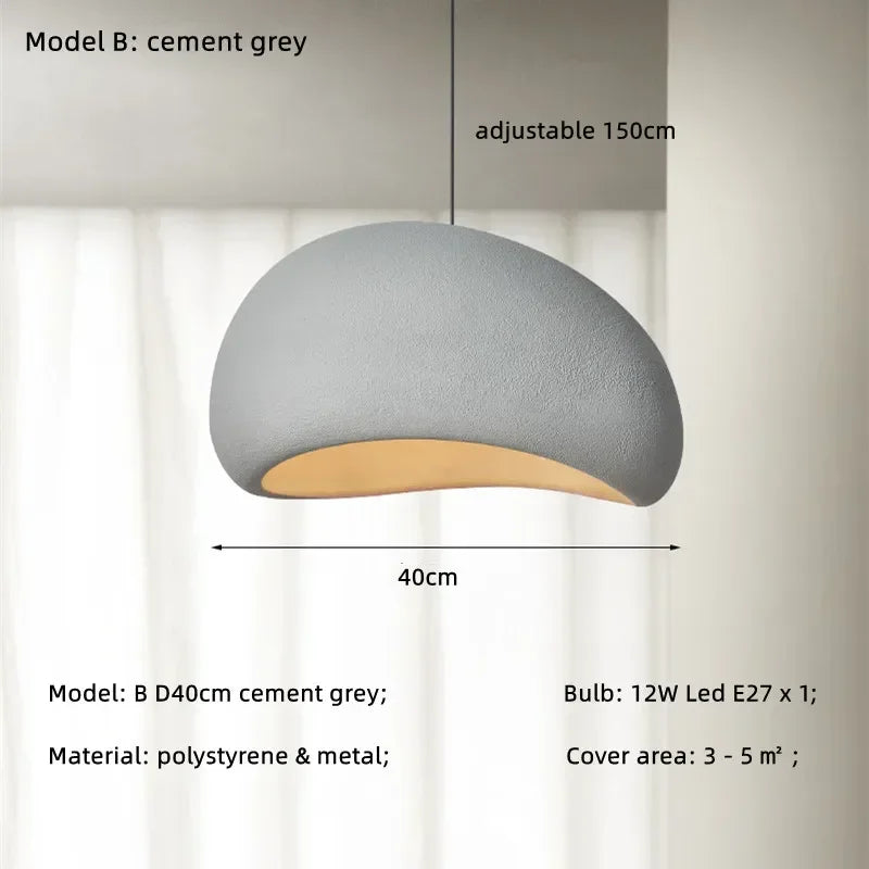 Minimalism Wabi-Sabi LED Pendant Lights