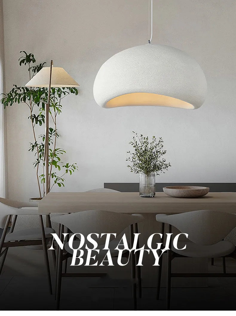 Wabi Sabi LED Pendant Lights for Living Dining Room Bedroom Restaurant Loft Decor Hanging Chandelier Art Suspension Luminaire