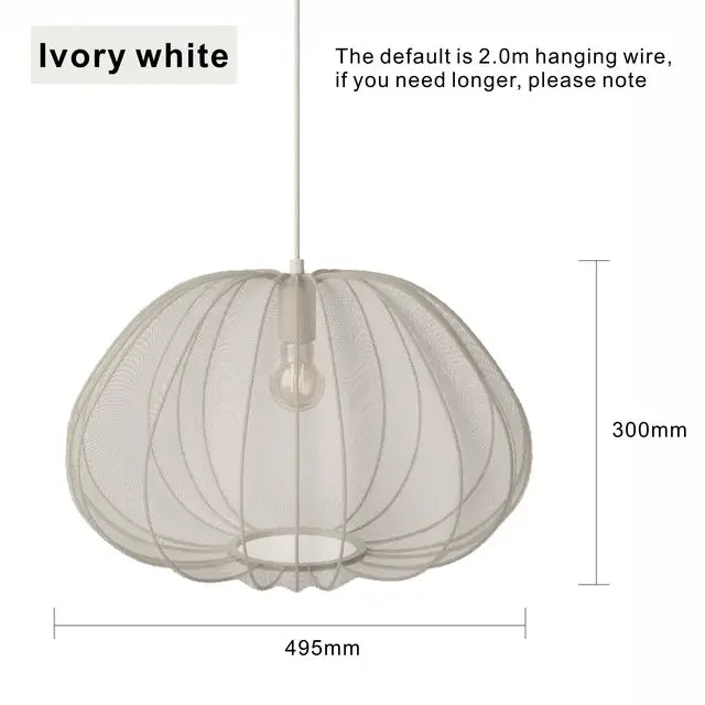 Bolia Balloon Pendant Lamp wabi sabi silk lantern Creative Fabric Lamp Living Room Bedroom Staircase Aisle Restaurant lighting