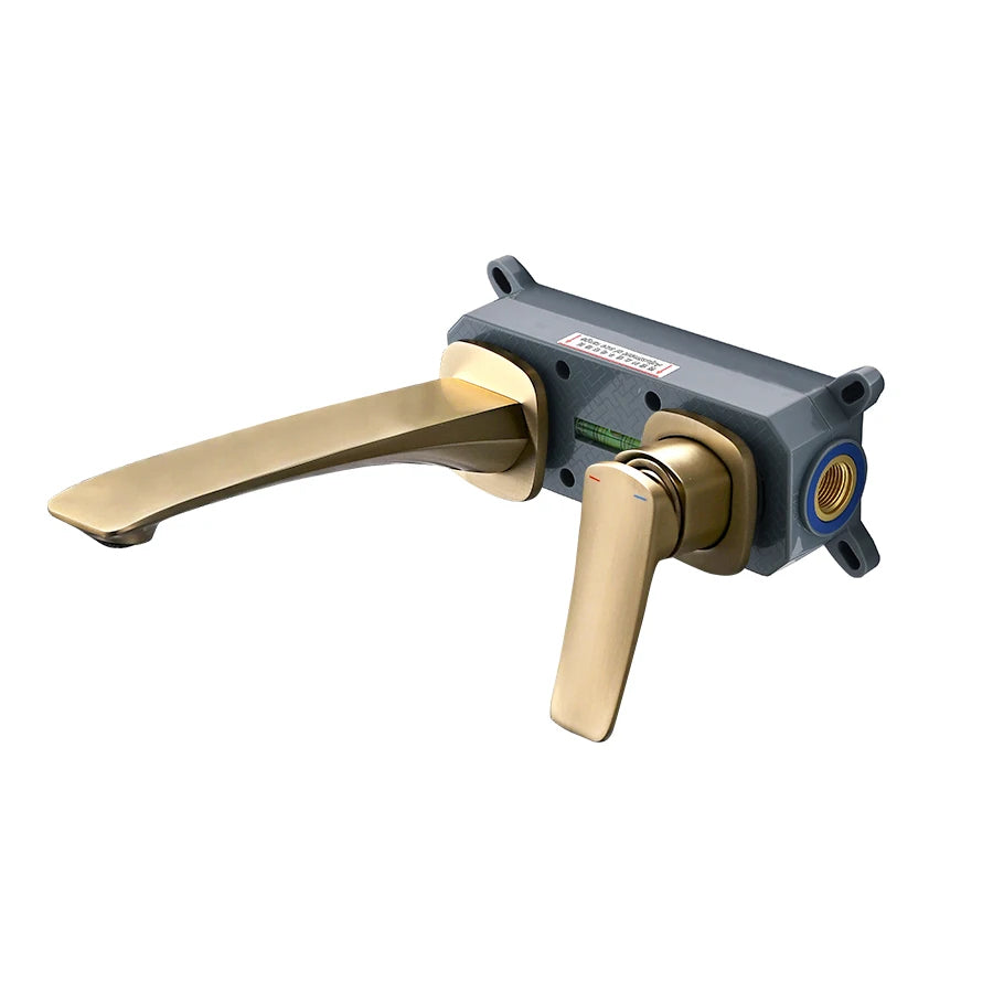 Modern Concealed Bathroom Faucets in Brass or Black