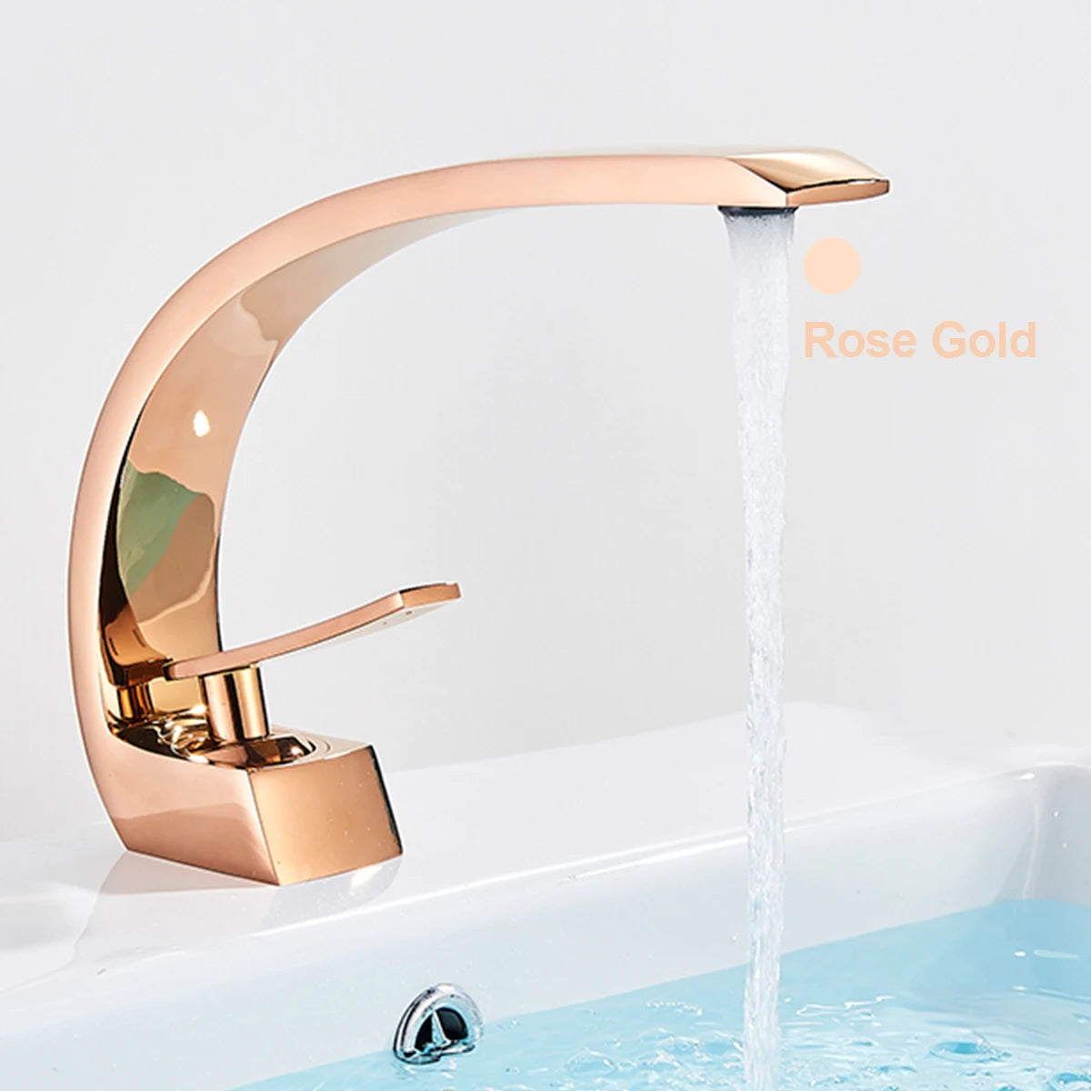 FMHJFISD Chrome Basin Faucet Stainless Steel Hot Cold Water Mixer Tap Single Handle Deck Mounted Washbasin Crane For Bathroom