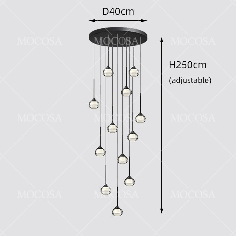 Water Drop LED Pendant Light