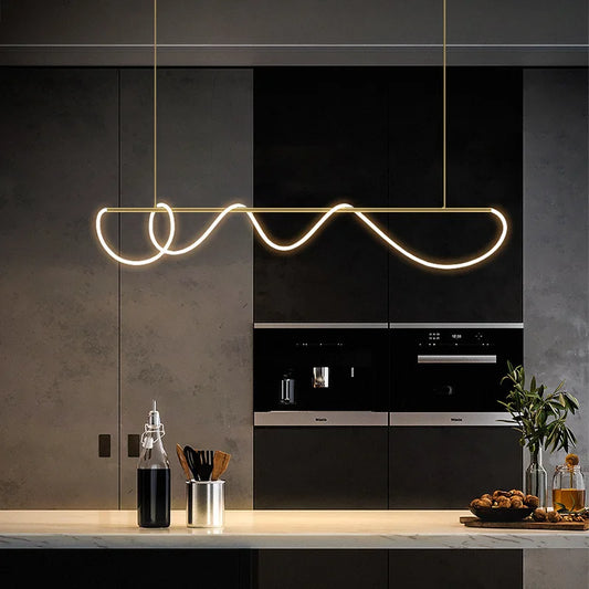 LED Long Strip Designer Light 200CM Chandelier