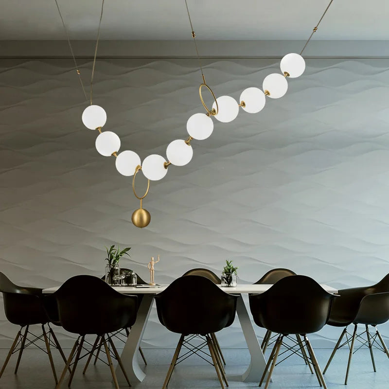 Necklace Glass Ball Pendant Hanging Light