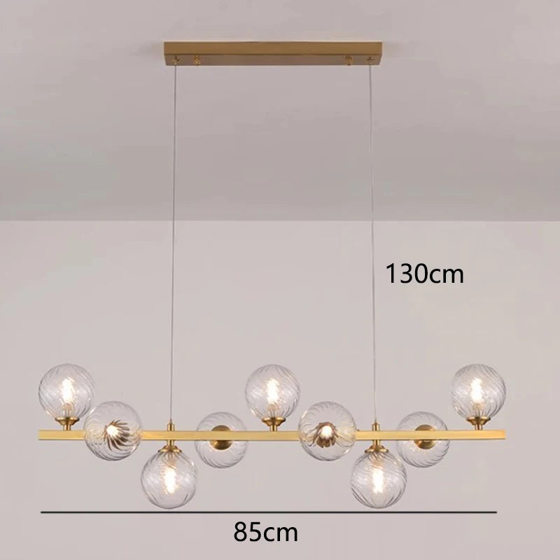 Modern Remote Dimmable Chandeliers
