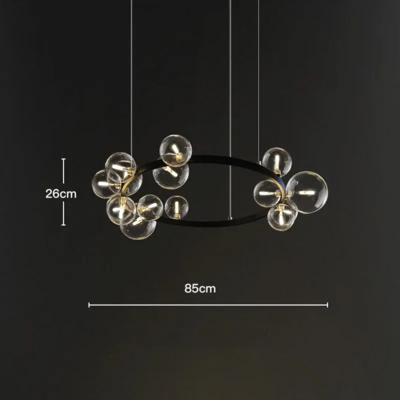 Modern Glass Ball Led Pendant Lights