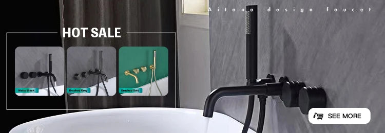 Intelligent digital display luxury white brass shower system with hidden design Dual control of hot & cold Wall mounted faucet