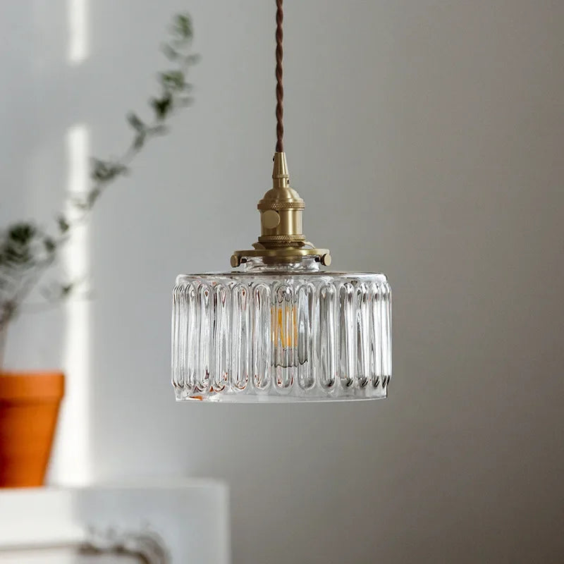 Vintage Glass LED Pendant Light Vintage Lighting