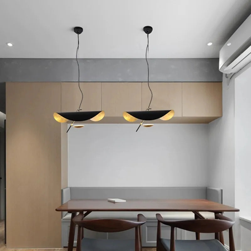 Italian Creative Lotus Leaf Art LED Pendant Lamp