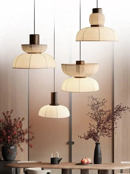 Wabi-Sabi Japanese Style Homestay Ceiling Lamp