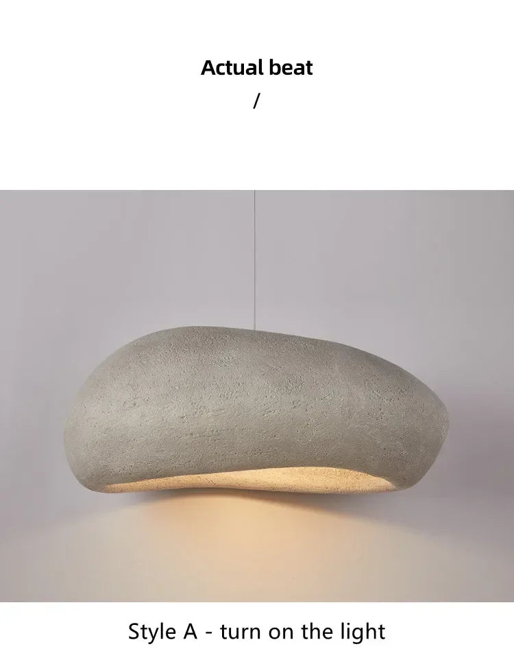 Japanese Wabi-sabi Style Living Room Chandeliers Dining Room Bar Lights Nordic Designr Curve Pendant Lights LED Home Decoration