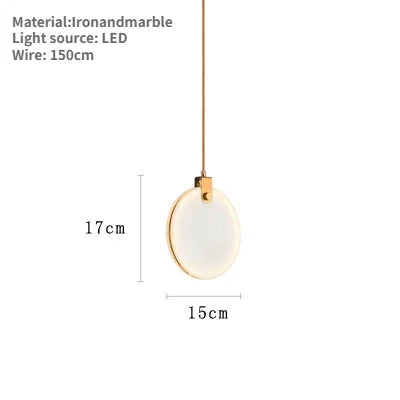 Modern Marble LED Pendant Lamp