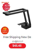 BAKALA Water Drop Hang Ceiling Faucet Bathroom Basin Bathtub Tap Solid Brass  Hot Cold Water Sink Mixer Tub Hardware
